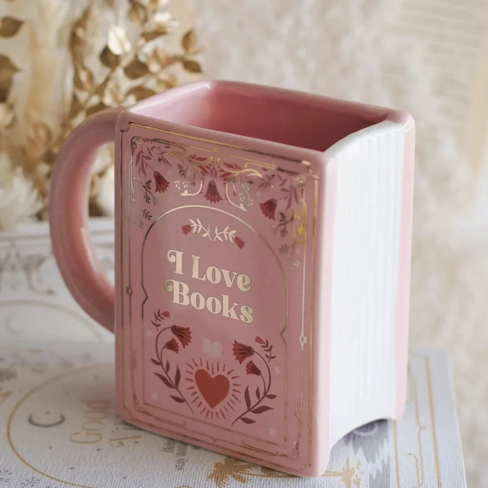 Buch Keramiktasse Kreativer Kaffeebecher