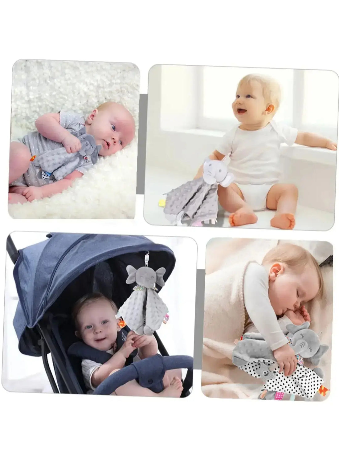 Baby Schmusetuch Tierfreunde Weiches Kuscheltuch