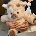 Weiches Kalbsschwein-Stofftier-Plüschtier, niedliches animiertes Stofftier-Kissen, kreatives laufendes Schwein, Plüschtier, Geschenk, 17,7 Zoll