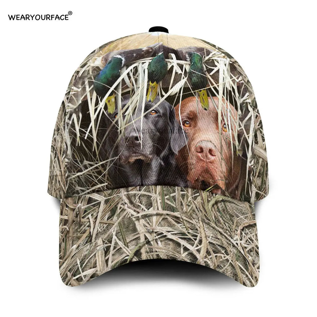 Baseball Kappe Hunde Tiere Wildlife Jagd Gedruckt Snapback Hut Männer Frauen Erwachsene Atmungsaktive Sommer Kopfbedeckung Outdoor Sonnenblende