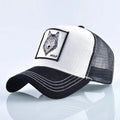 Mode Tiere Stickerei Baseball Caps Männer Frauen Snapback Hip Hop Hut Sommer Atmungsaktive Mesh Sonne Gorras Unisex Streetwear Knochen