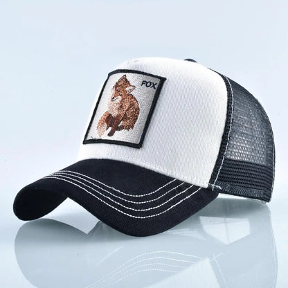 Vintage Baseballkappe mit Hundestickerei