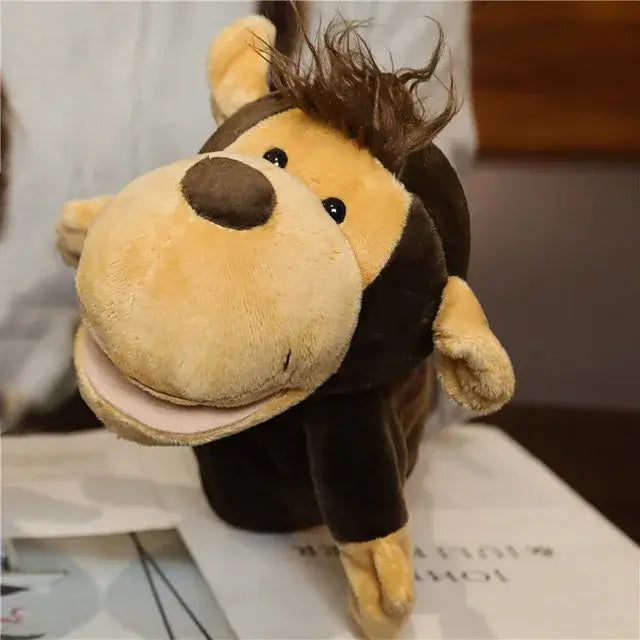 Petoria™ Tier Handpuppe Deluxe Affenhandpuppe aus weichem Material hilft Kinder beim Rollenspiel und fördert Kreativität.