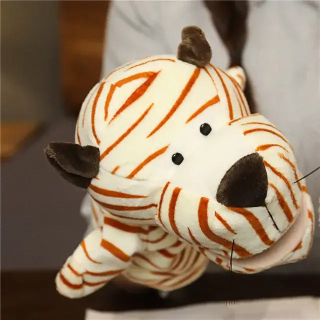 🦖 Petoria™ Tier Handpuppe Deluxe als Tiger-Handpuppe mit weichem Material zur Förderung von Kreativität.