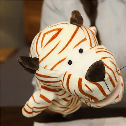 🦖 Petoria™ Tier Handpuppe Deluxe als Tiger-Handpuppe mit weichem Material zur Förderung von Kreativität.