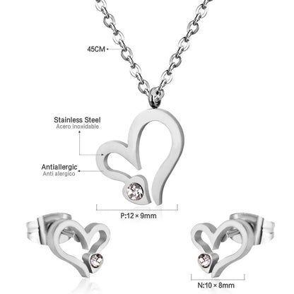 Edelstahl Schmuck Set mit Tiermotiv