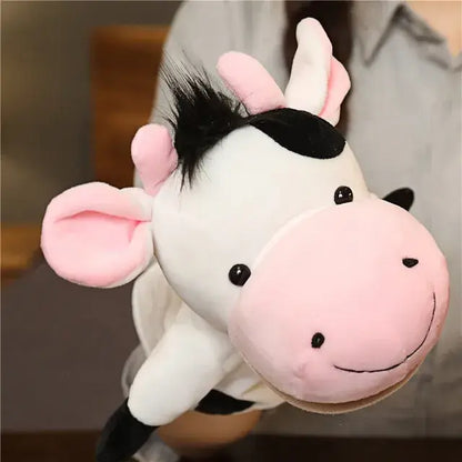 🦖 Petoria™ Tier Handpuppe Deluxe - süße Kuh-Handpuppe aus weichem Premium-Material für kreatives Spielen.