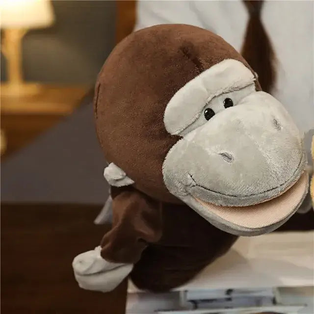 🦖 Petoria™ Tier Handpuppe Deluxe – lustige Handpuppe eines lustigen Schimpansen für kreatives Spielen.