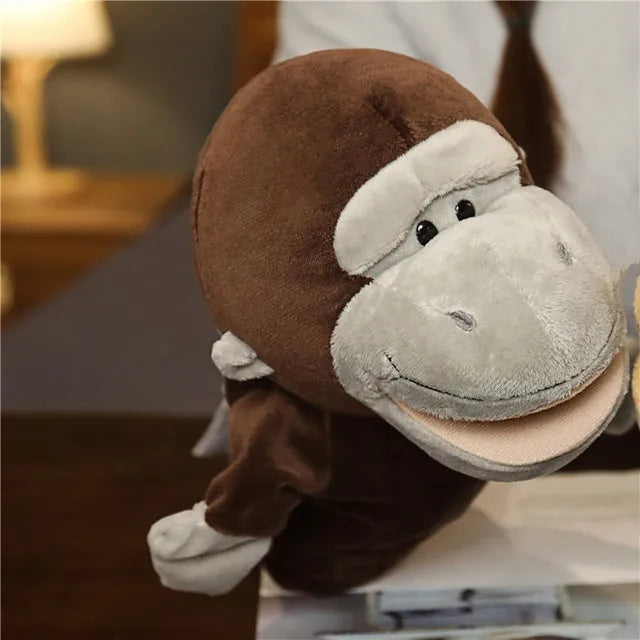 Tier Plüsch Puppe Weiche Stofftiere Löwe Elefant Hund Dinosaurier Hai Wolf Ente Kawaii Hand Finger Puppe Für Baby Kinder Mädchen