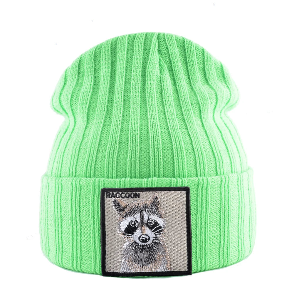 Gestrickte Mützen Hut Männer Frauen Street Hip Hop Skullies Mützen Mit Patch Jungen Mädchen Stricken Einfarbig Motorhaube Hüte Kappe