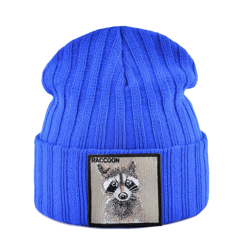 Gestrickte Mützen Hut Männer Frauen Street Hip Hop Skullies Mützen Mit Patch Jungen Mädchen Stricken Einfarbig Motorhaube Hüte Kappe