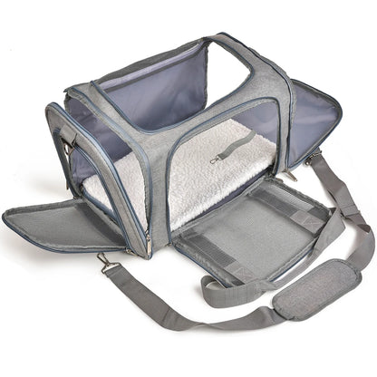 Petoria® Premium Haustier-Tragetasche für Hunde &amp; Katzen – Faltbar