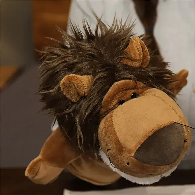 🐾 Kuschelige Petoria™ Tier Handpuppe Deluxe Löwe für kreatives Spielen und Rollenspiele.