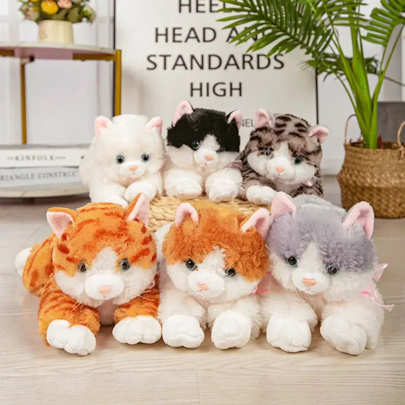 🐈 Petoria™ Realistische Katzen Plüschfigur