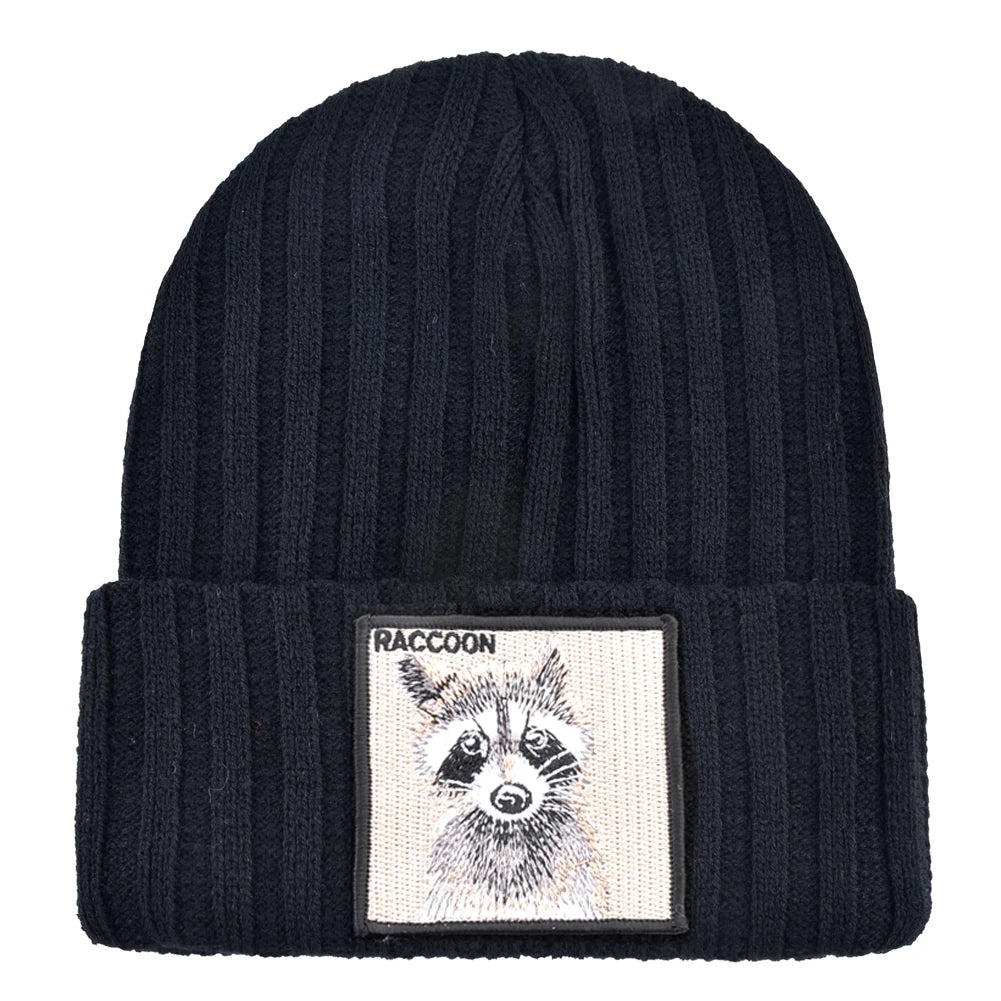 Gestrickte Mützen Hut Männer Frauen Street Hip Hop Skullies Mützen Mit Patch Jungen Mädchen Stricken Einfarbig Motorhaube Hüte Kappe