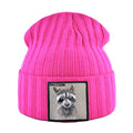 Gestrickte Mützen Hut Männer Frauen Street Hip Hop Skullies Mützen Mit Patch Jungen Mädchen Stricken Einfarbig Motorhaube Hüte Kappe