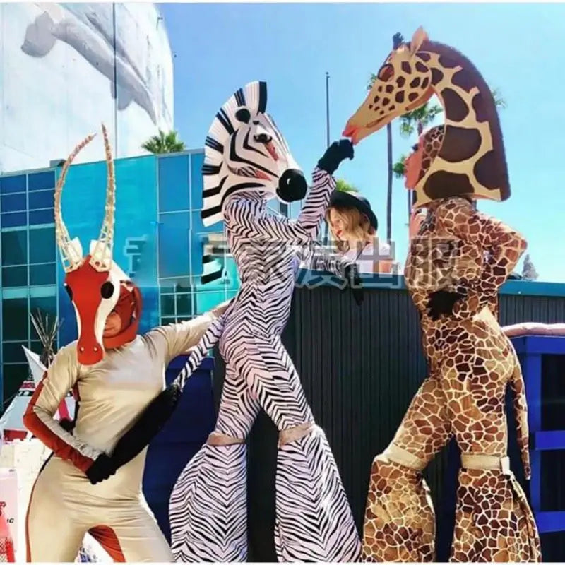 🦒 Petoria™ Giraffen Kostüm für Erwachsene