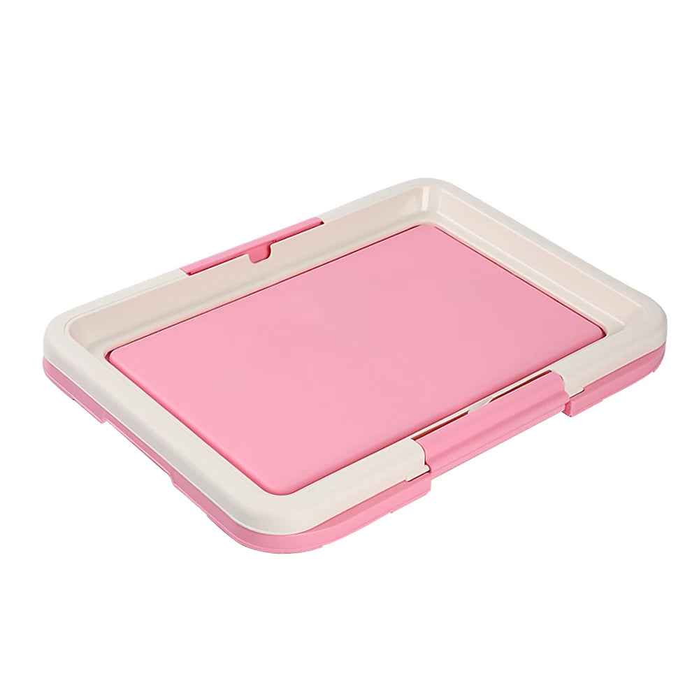 Tragbare Hundetrainingstoilette für den Innenbereich, Hunde-Töpfchen, Haustiertoilette für kleine Hunde, Katzen, Katzentoilette, Welpen-Pad-Halter, Tablett, Heimtierbedarf