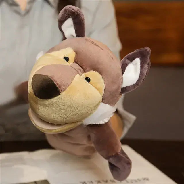 🦖 Petoria™ Tier Handpuppe Deluxe aus weichem Material, ideal für Rollenspiele und kreative Fantasie.