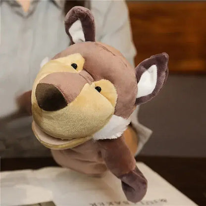 🦖 Petoria™ Tier Handpuppe Deluxe aus weichem Material, ideal für Rollenspiele und kreative Fantasie.