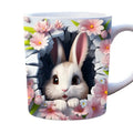 3D Tier Keramik Becher 11oz Keramik Kaffeetasse Katze Kaninchen Vogel Wasser Tasse Party Tassen, Home Dekorationen Party Trinkutensilien