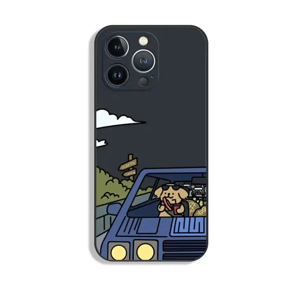 Cartoon Hunde Handyhülle für iPhone Petoria