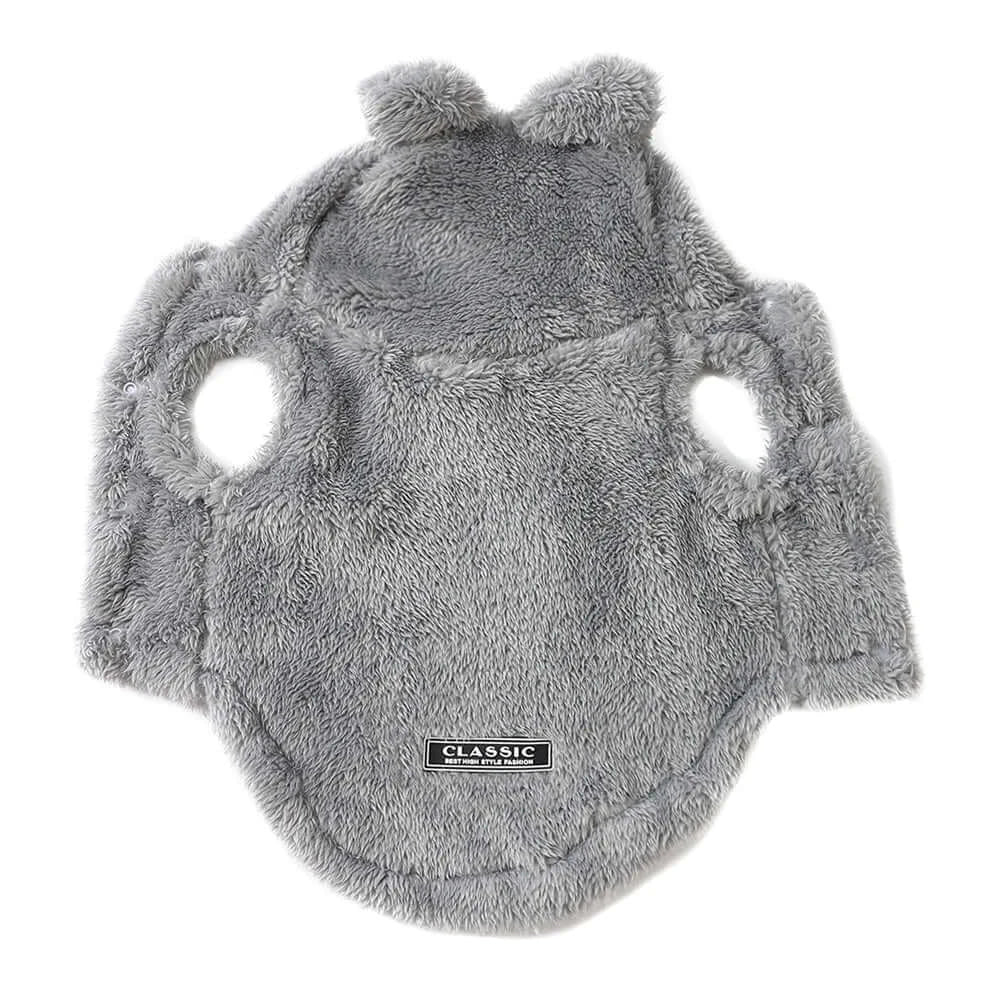 🩶 Petoria™ Fleece Kapuzenmantel