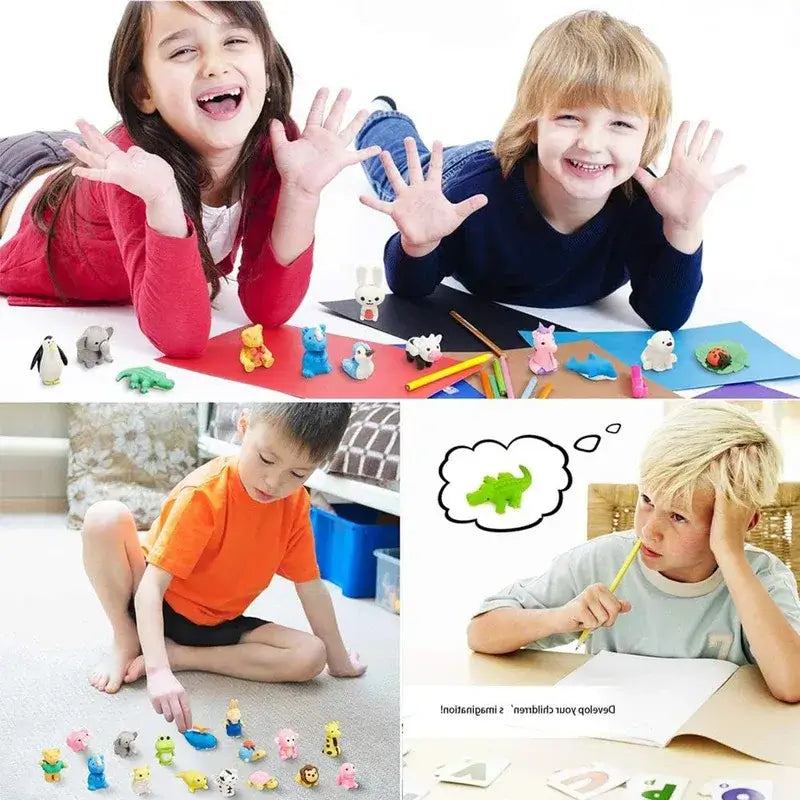 Tier Radiergummi – Petoria® Puzzle Eraser Set
