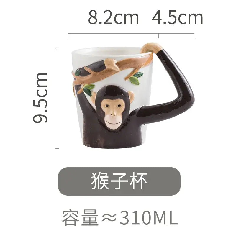Tiermotiv Keramiktasse 310 ml Premium