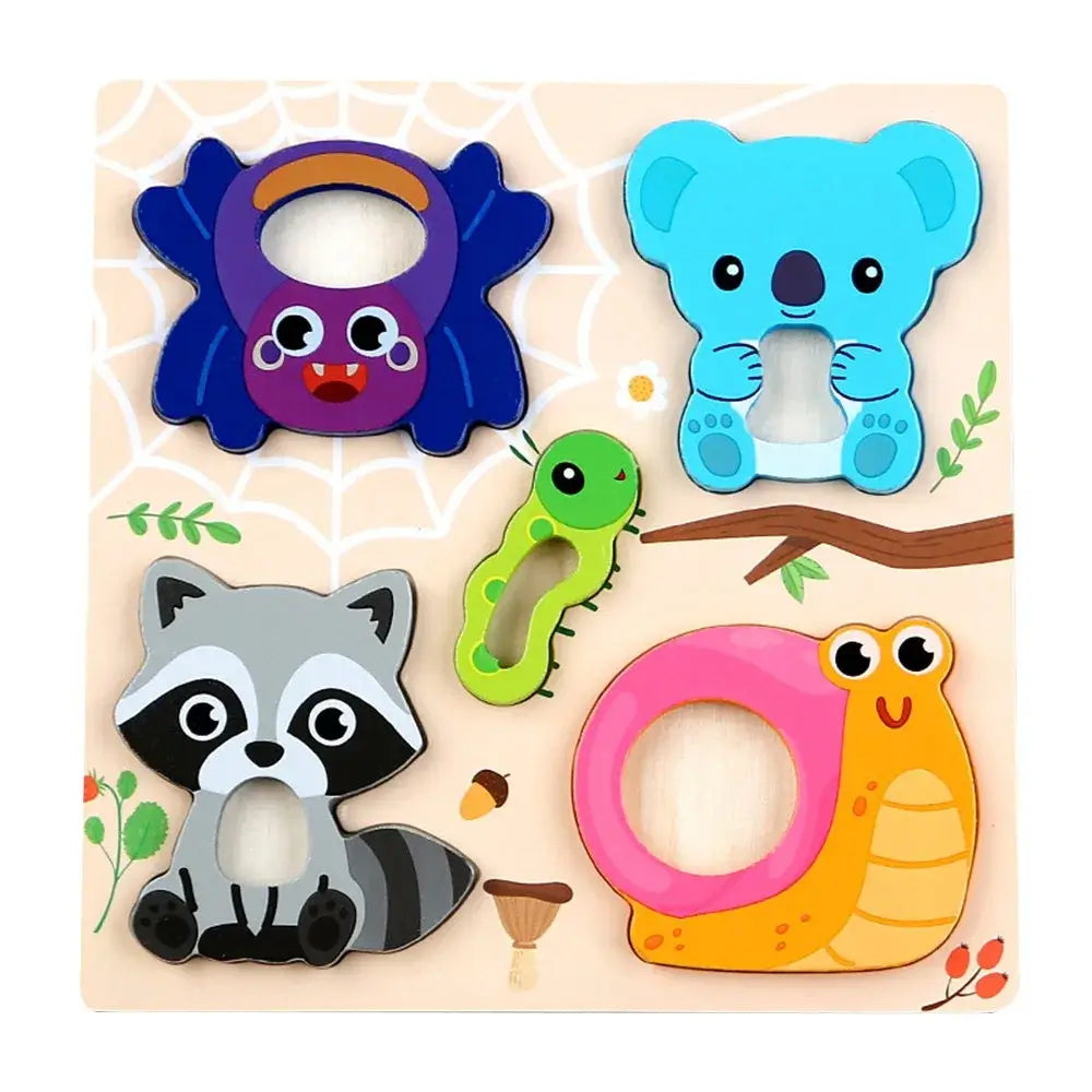 🦁 Petoria™ 3D Holz Tier Puzzle