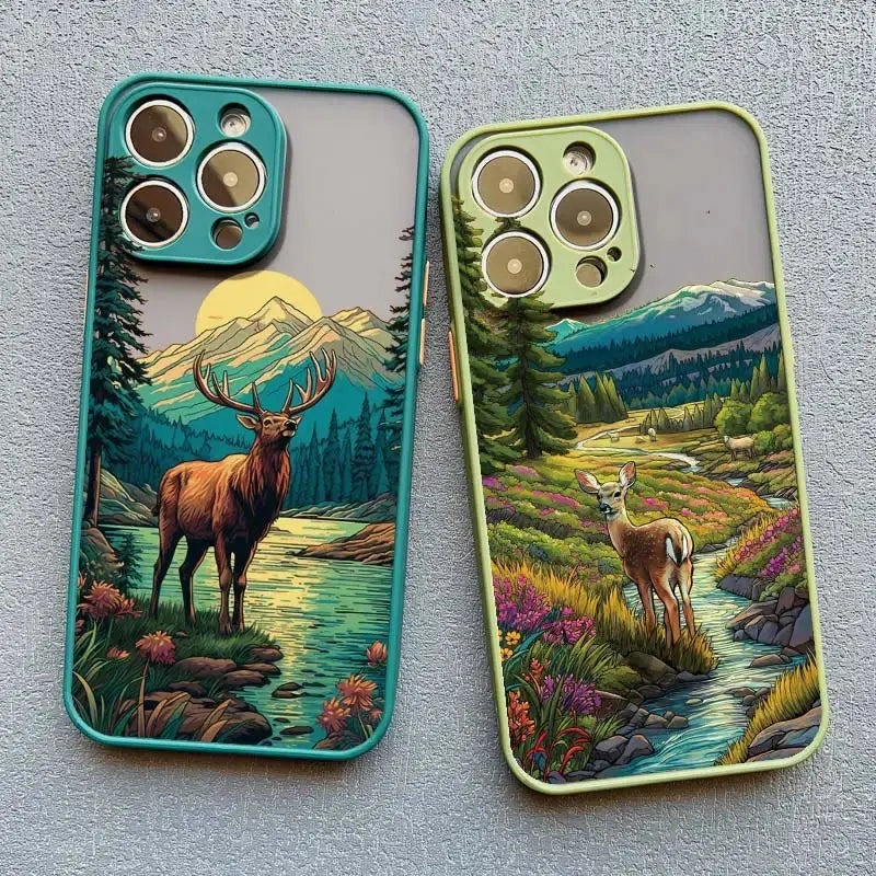 Matte Tier Handyhülle für iPhone Petoria
