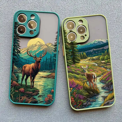 Matte Tier Handyhülle für iPhone Petoria