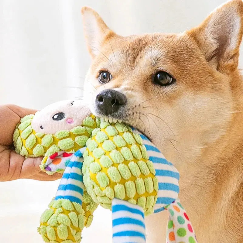 Haustier Plüsch Spielzeug Katze Hund Puzzle Spielzeug Nette Tiere Biss Beständig Interaktive Quietschende Haustier Hund Zähne Reinigung Kauen Spielzeug Heimtierbedarf Petoria