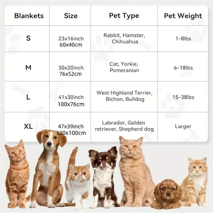 🐾 Petoria® Premium Flanelldecke mit Pfotenmuster – Weich, Warm &amp; Kuschelig für Hunde &amp; Katzen Petoria