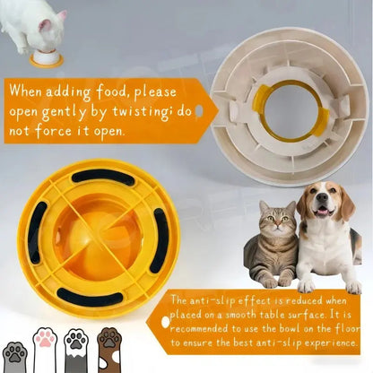 Rutschfeste Leckschale für Hunde und Katzen Petoria