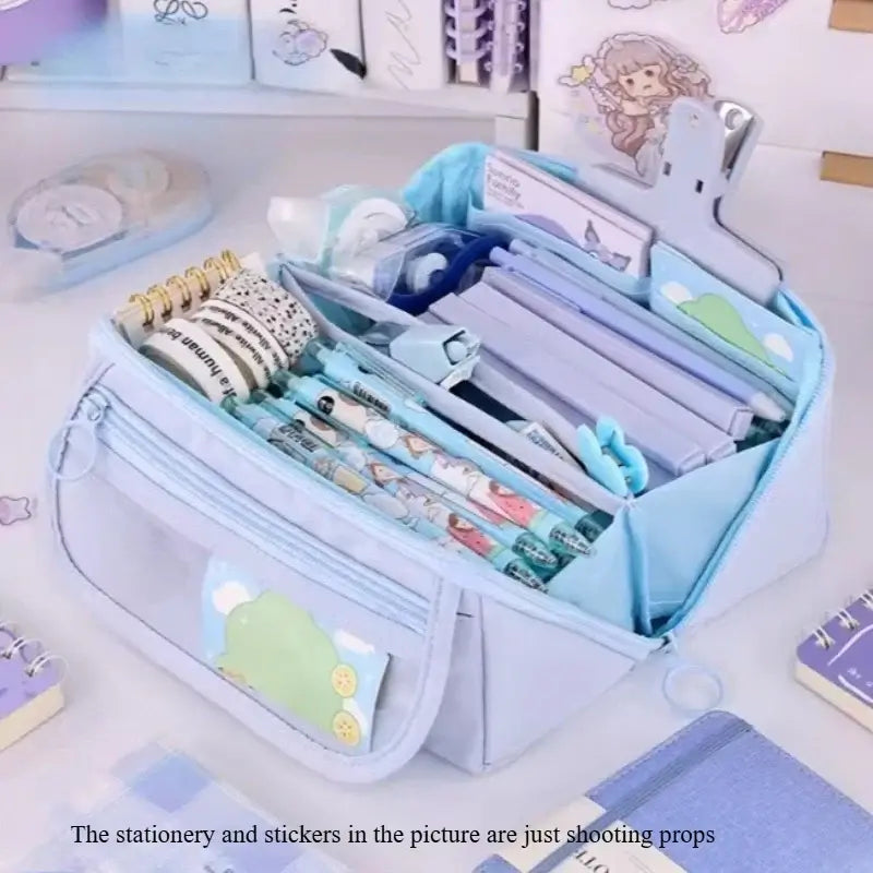 Federmäppchen Organizer – Große Stiftetasche mit mehreren Fächern