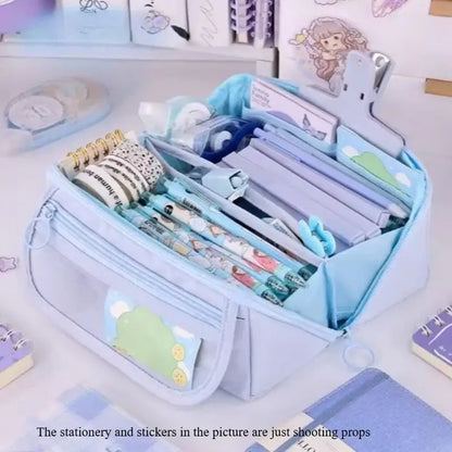 Federmäppchen Organizer – Große Stiftetasche mit mehreren Fächern