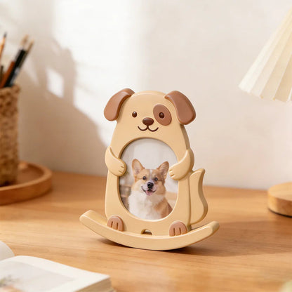 Cartoon Animal Photo Frame Silicone Mold DIY Cat Dog Dinosaur Picture Frame Resin Mould For Home Decoration Desktop Ornament Petoria Store