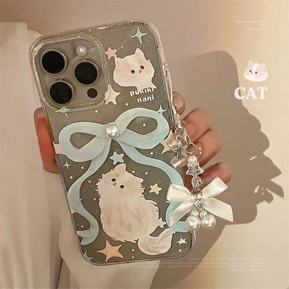 Cartoon Katzen Handyhülle für iPhone