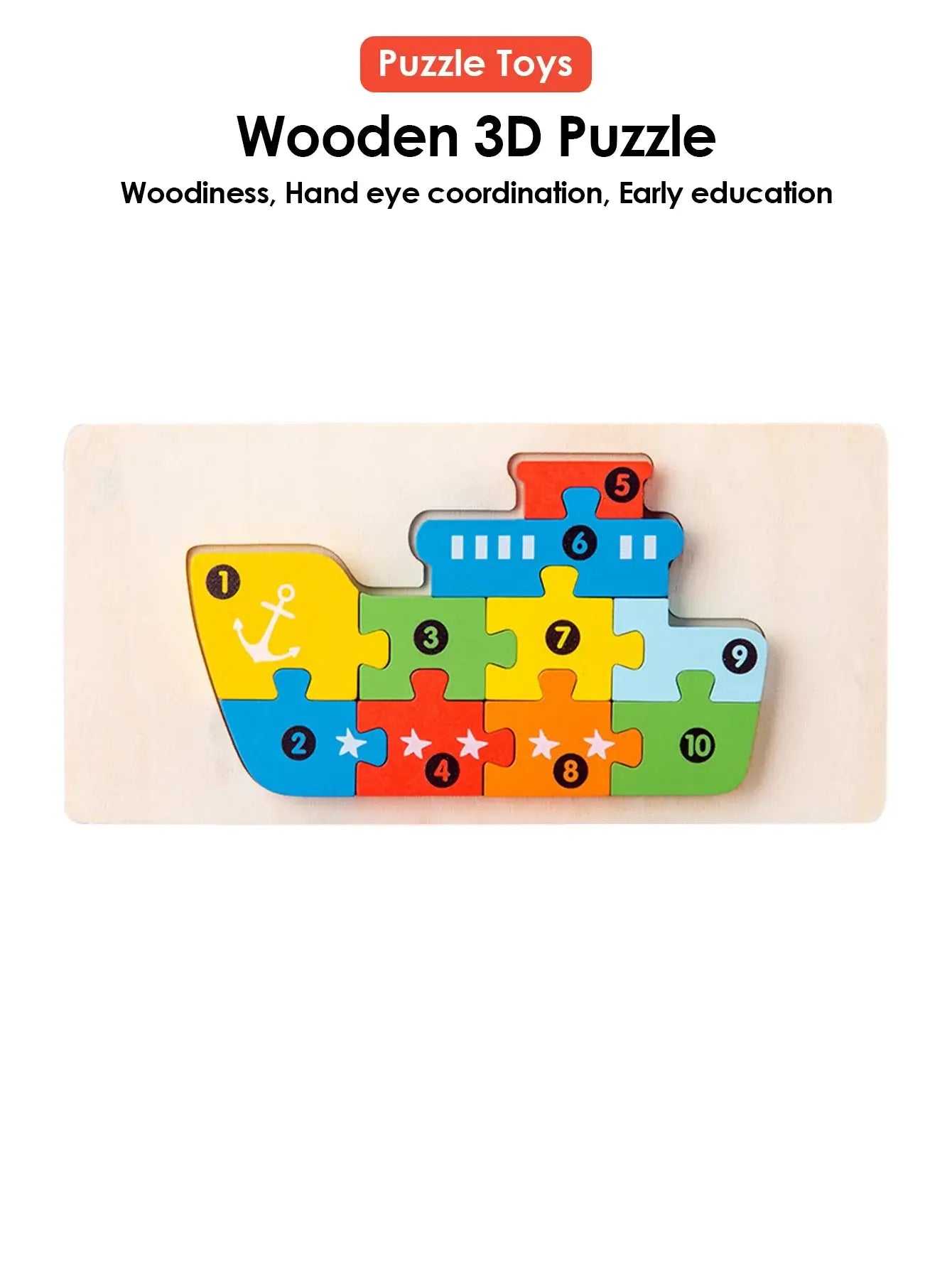 🧩 Petoria™ 3D Holz Tier Puzzle