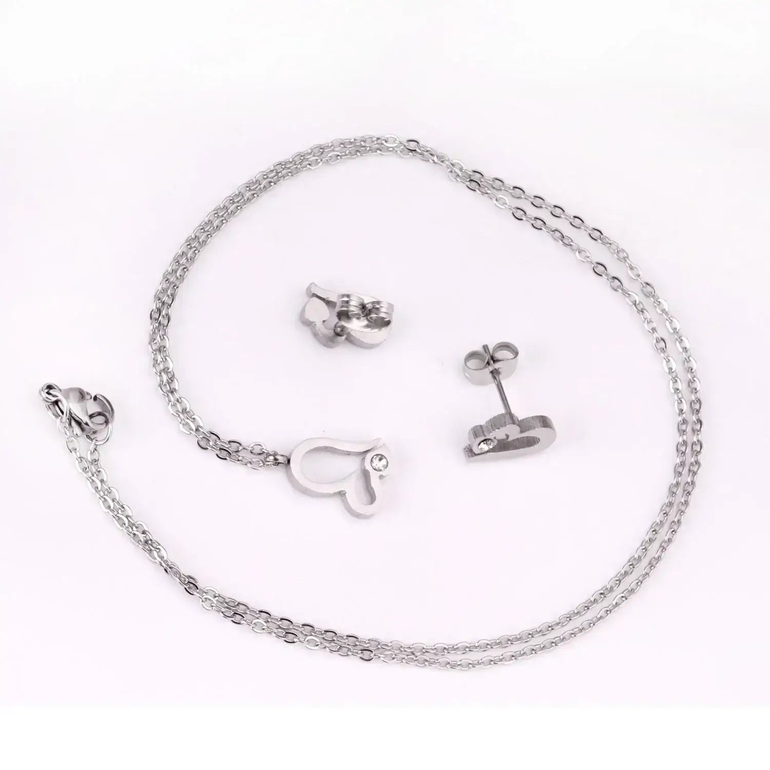 Edelstahl Schmuck Set mit Tiermotiv