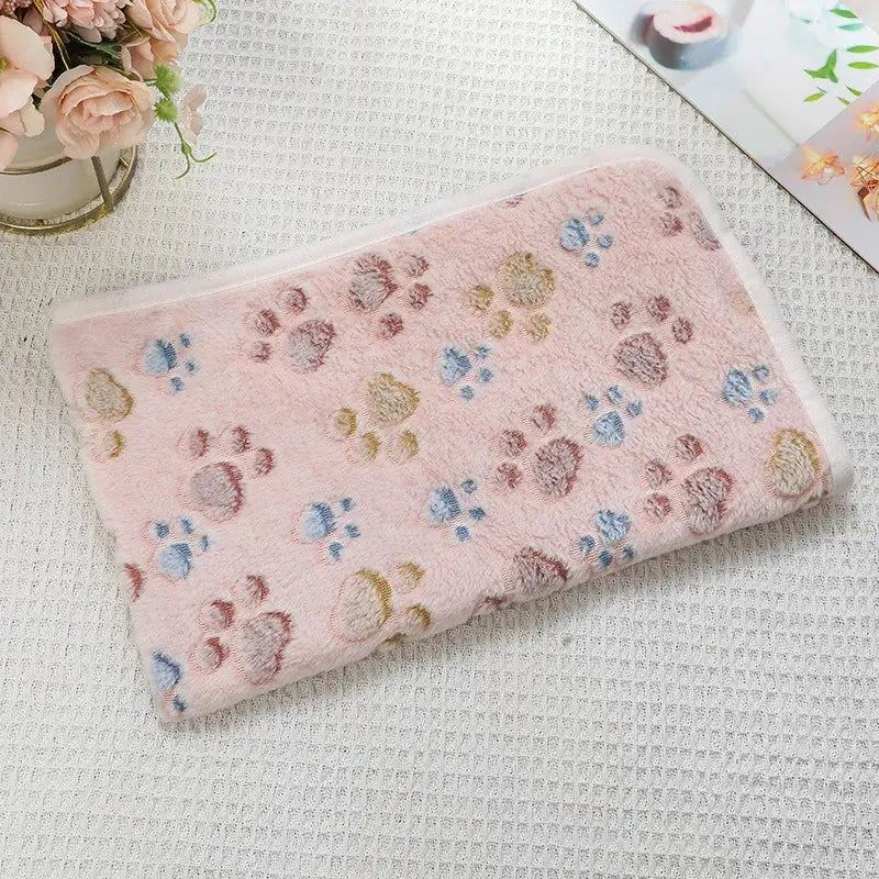 🐾 Petoria® Premium Flanelldecke mit Pfotenmuster – Weich, Warm &amp; Kuschelig für Hunde &amp; Katzen Petoria