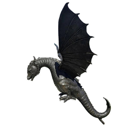 Fountain Dragon Ornament, Garden Dragon Statue, Fountain Dragon Ornament, Resin Water Feature Sculpture, Home Garden Decor Petoria Store