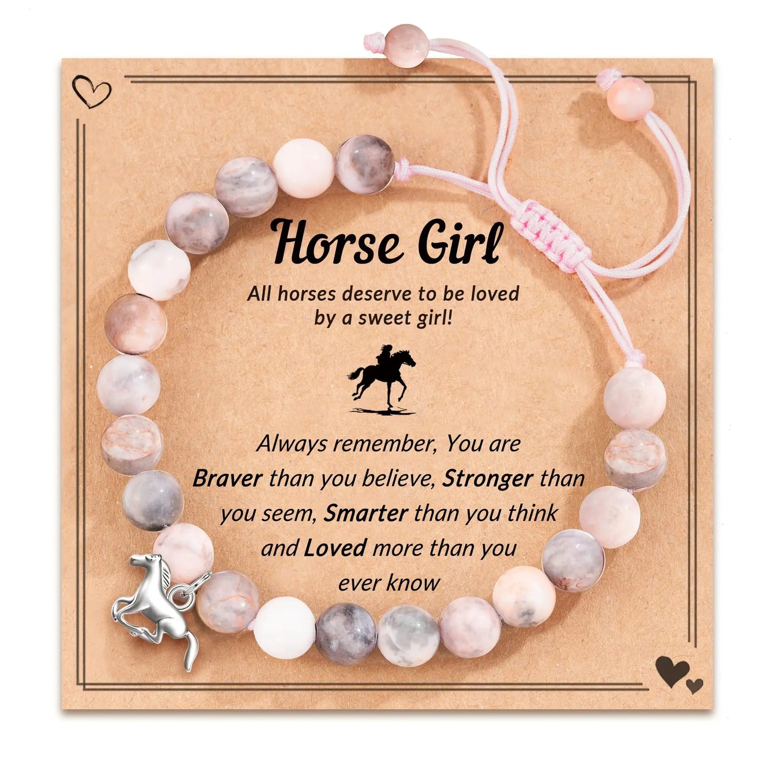 Pferde-Charm-Armband für Mädchen – Liebevolles Geschenk