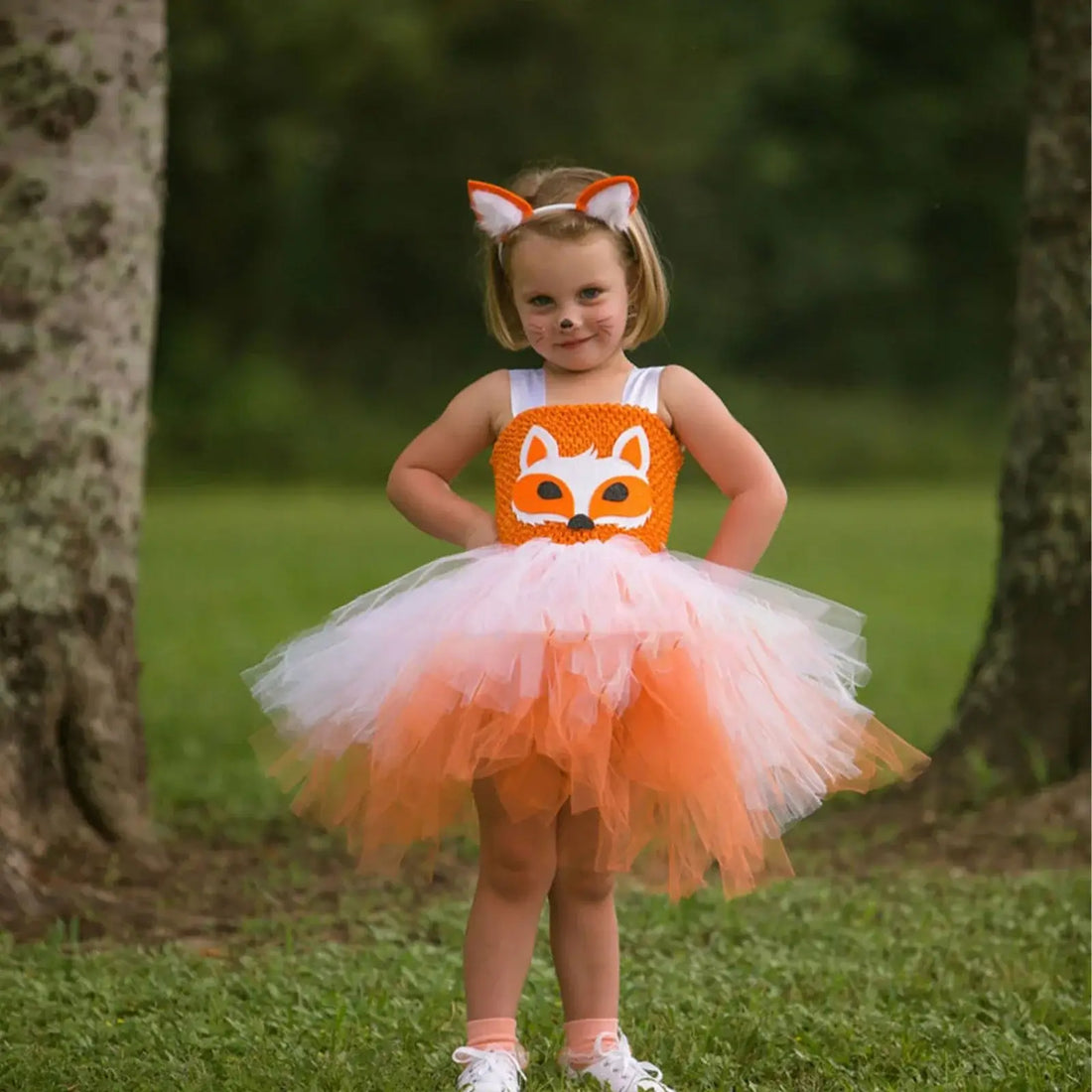🦊 Petoria™ Fuchs Tutu Kostüm für Kinder