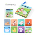 Weiche Baby Bücher Spielzeug Montessori 3D Touch fühlen sich kontrast reiche Stoff Buch sensorische frühe Lernspiele für Kinder Lernspiel zeug