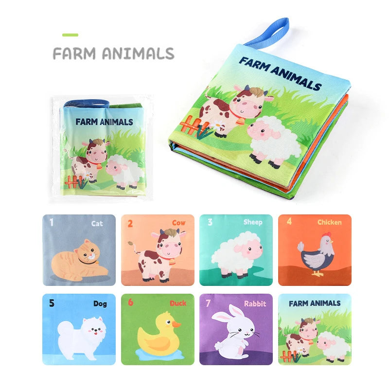 Montessori Stoffbuch für Babys und Kinder