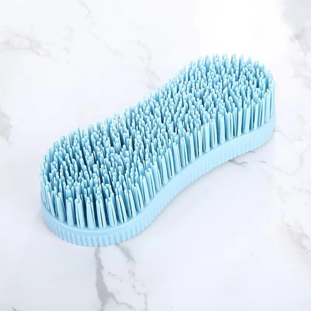 1Pcs Bunte Pferd Pflege Pinsel Silikon Kunststoff Pferd Zubehör Harte Borsten Reit Massage Werkzeug