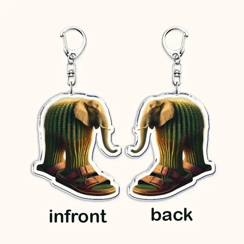 Italienische Brainrot Tiere Meme Schlüsselanhänger für Zubehör