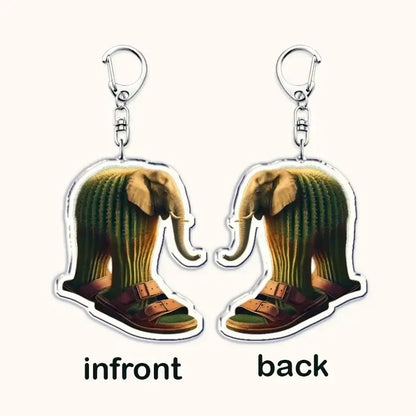 Italienische Brainrot Tiere Meme Schlüsselanhänger für Zubehör